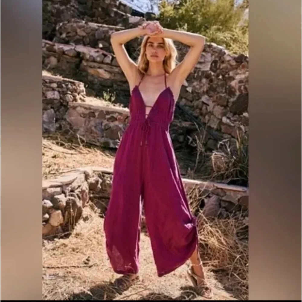FREE PEOPLE Whatever You Want Jumpsuit ☮ XSmall